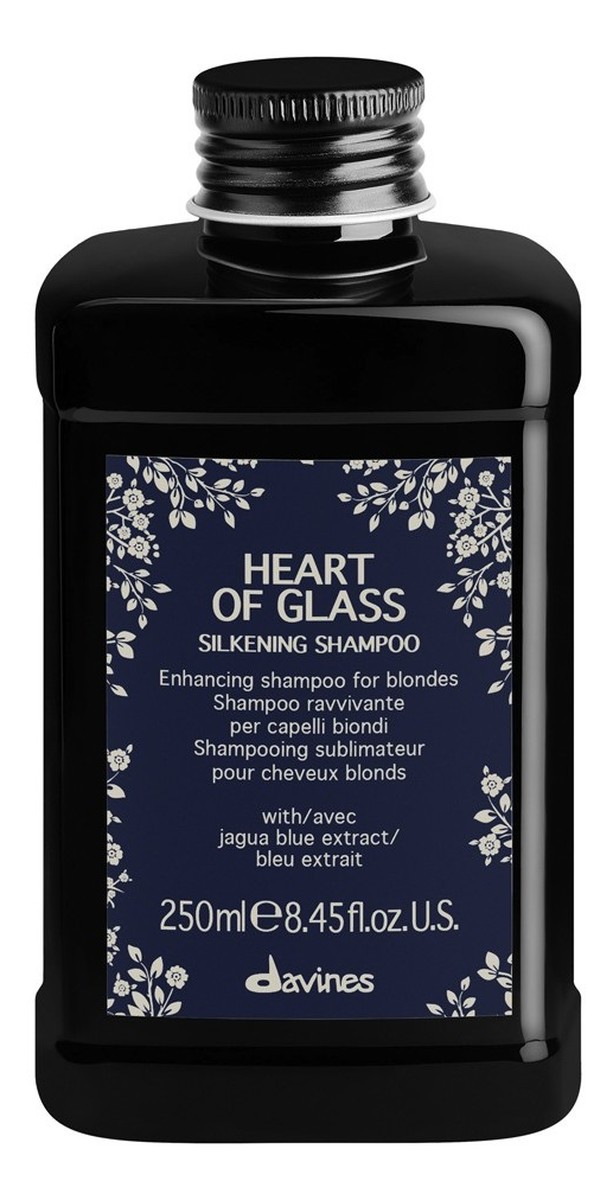Heart of glass silkening shampoo szampon do włosów blond