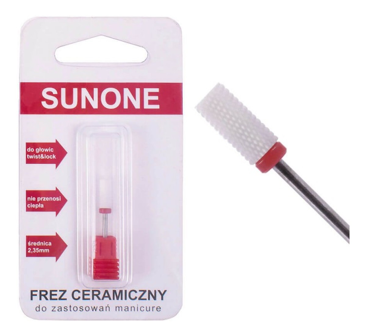 Frez ceramiczny Walec Delikatny