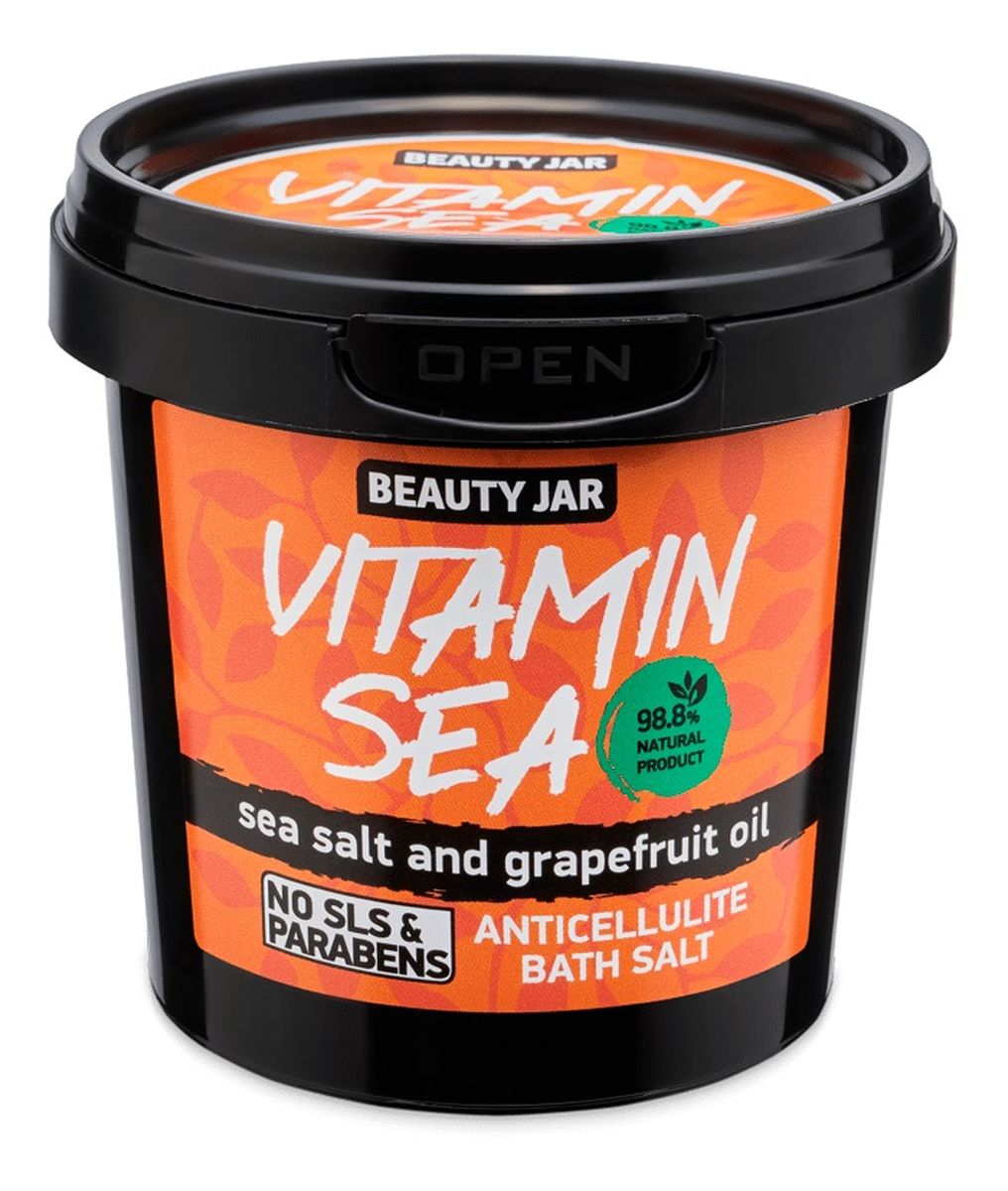 Vitamin sea antycellulitowa sól morska do kąpieli z olejkiem grejpfrutowym