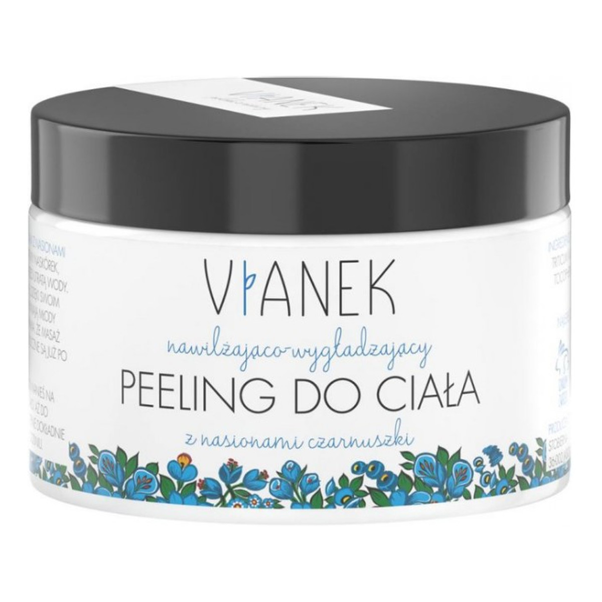 Vianek Nawilżająco-wygładzający peeling do ciała z czarnuszką 150ml