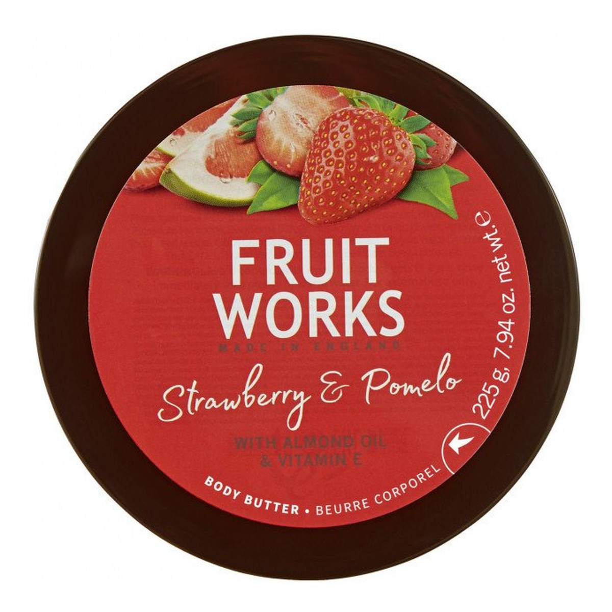 Grace Cole Fruit Works masło do ciała Truskawka & Pomelo 225ml