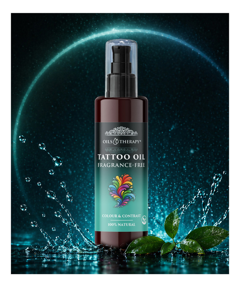 Tattoo Oil Fragrance-Free bezzapachowy olej do pielęgnacji skóry pokrytej tatuażem