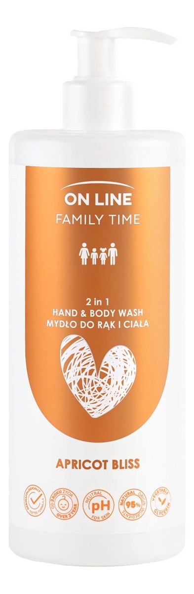 Mydło do rąk i ciała 2w1 Apricot Bliss
