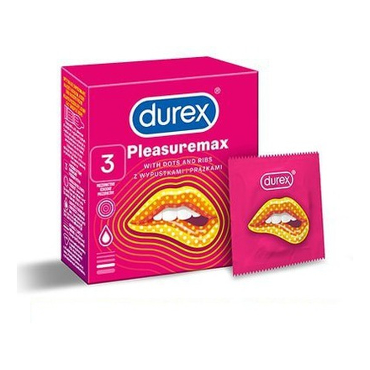 Durex Pleasuremax Prezerwatywy 3szt.