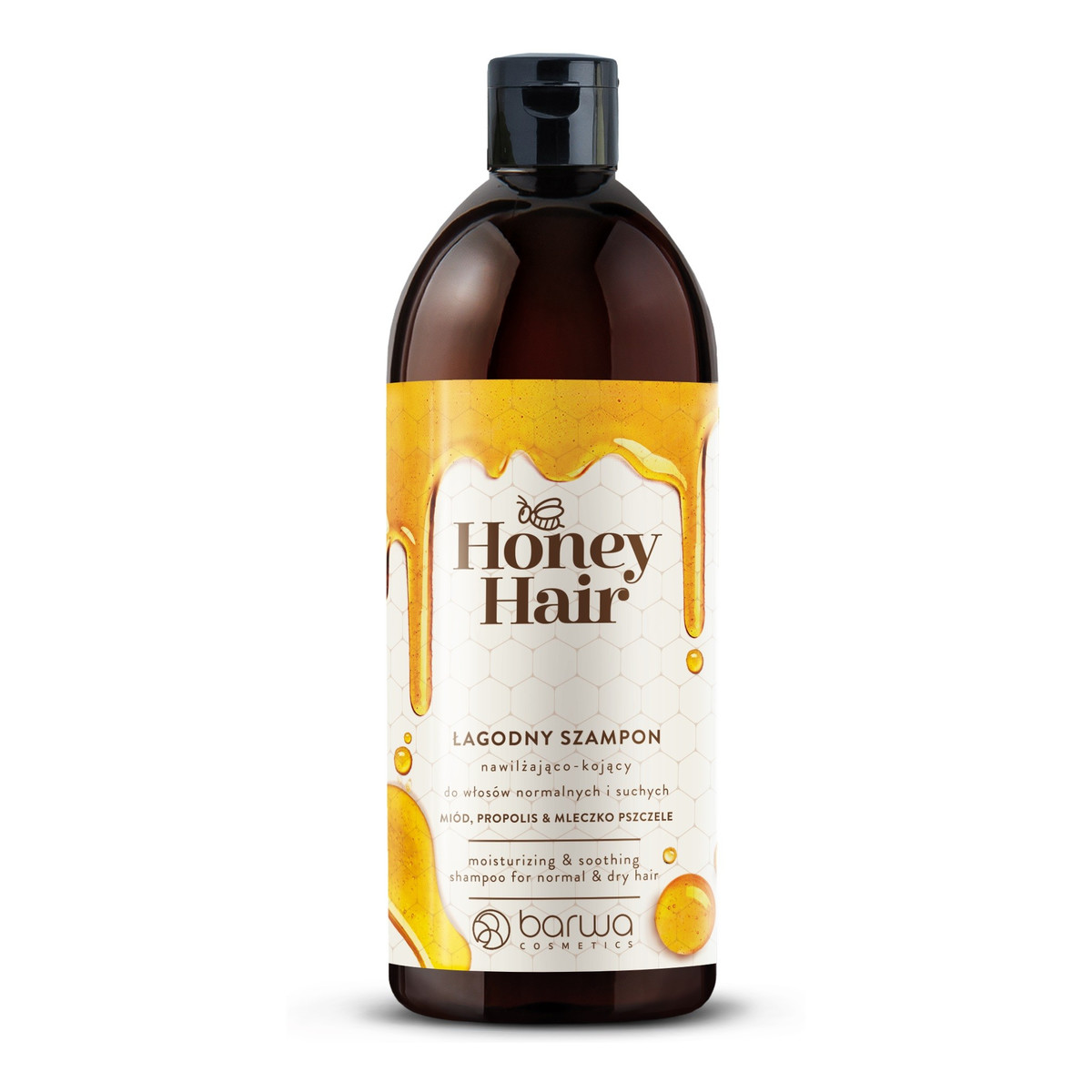 Barwa Honey Hair Szampon nawilżająco-kojący do włosów normalnych i suchych 480ml
