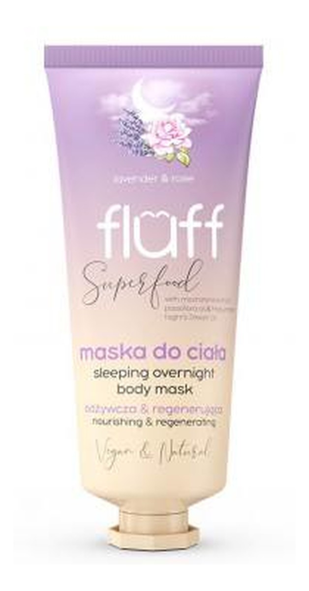 Maska do ciała Róża i Lawenda - Overnight body mask