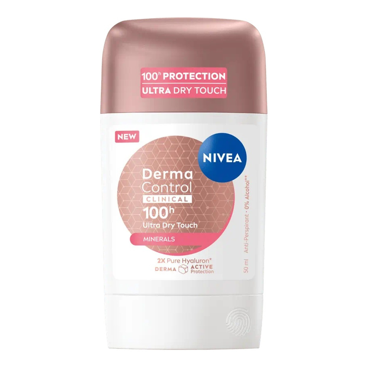 Nivea Derma Control Clinical Ultra Dry Touch antyperspirant sztyft dla kobiet 50ml