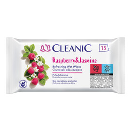Chusteczki odświeżające – Raspberry & Jasmine - 15szt.