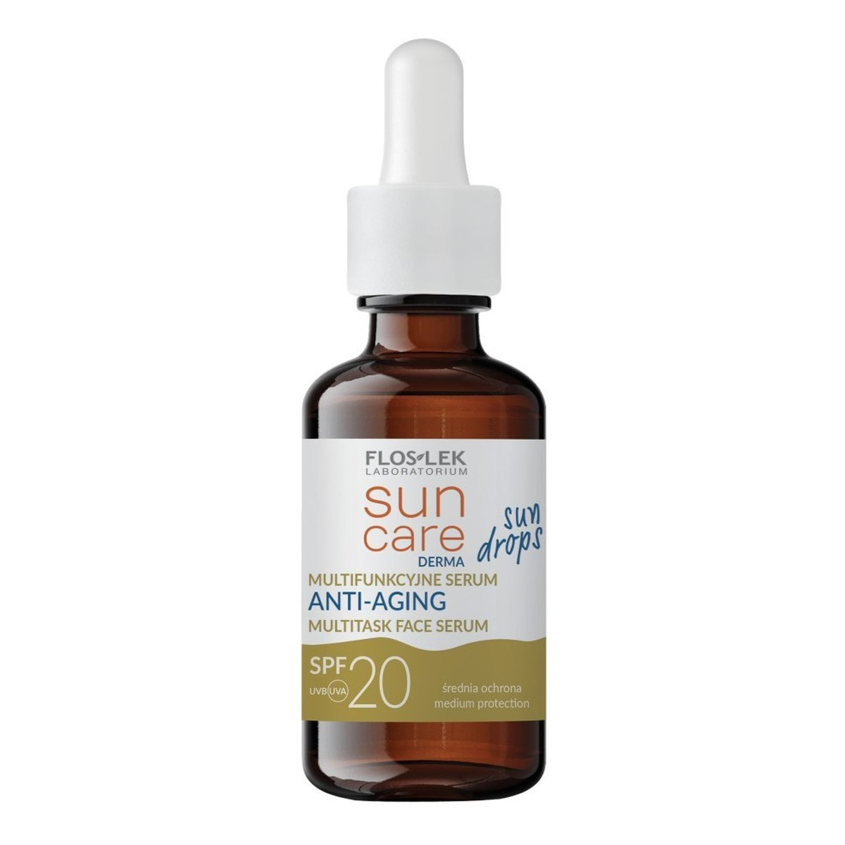FlosLek Sun care derma multifunkcyjne serum do twarzy spf20 30ml