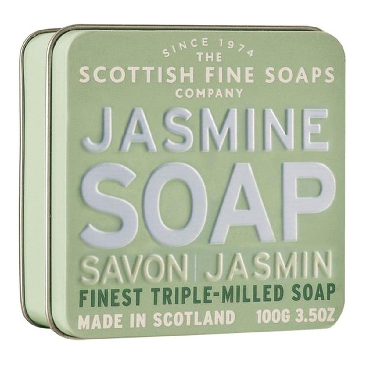 The Scottish Fine Soaps Jasmine Soap In A Tin Mydło w puszce o zapachu jaśminu 100g