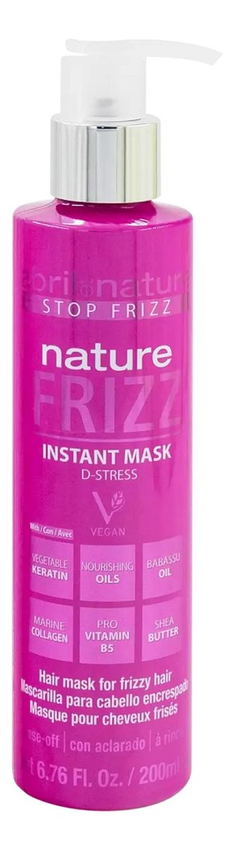 Nature frizz instant mask maska do włosów puszących się