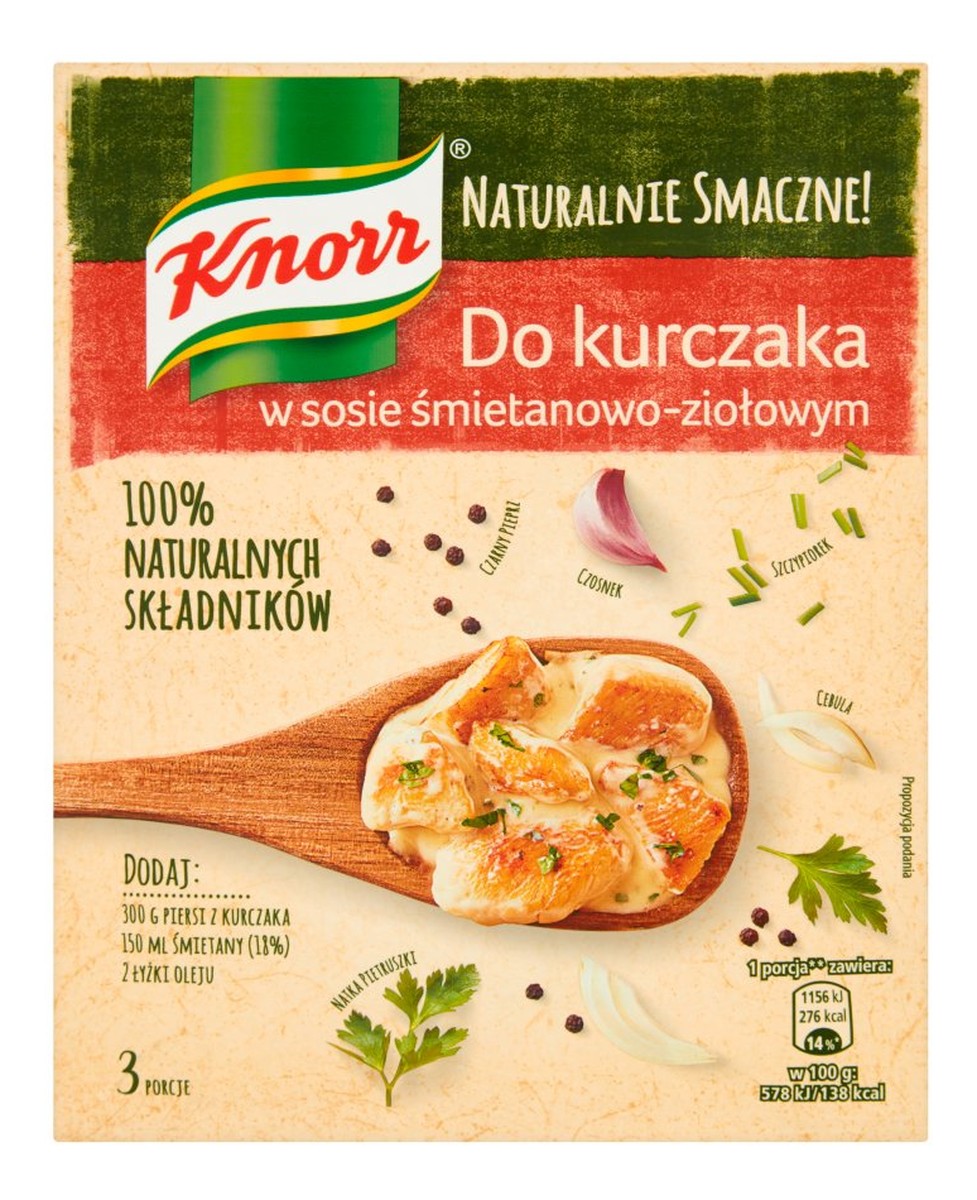 Fix do kurczaka w sosie śmietanowo-ziołowym