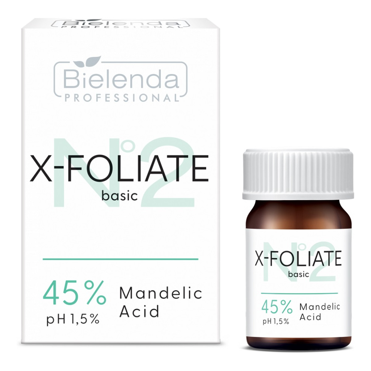 Bielenda Professional X-foliate basic kwas migdałowy 45% 5ml