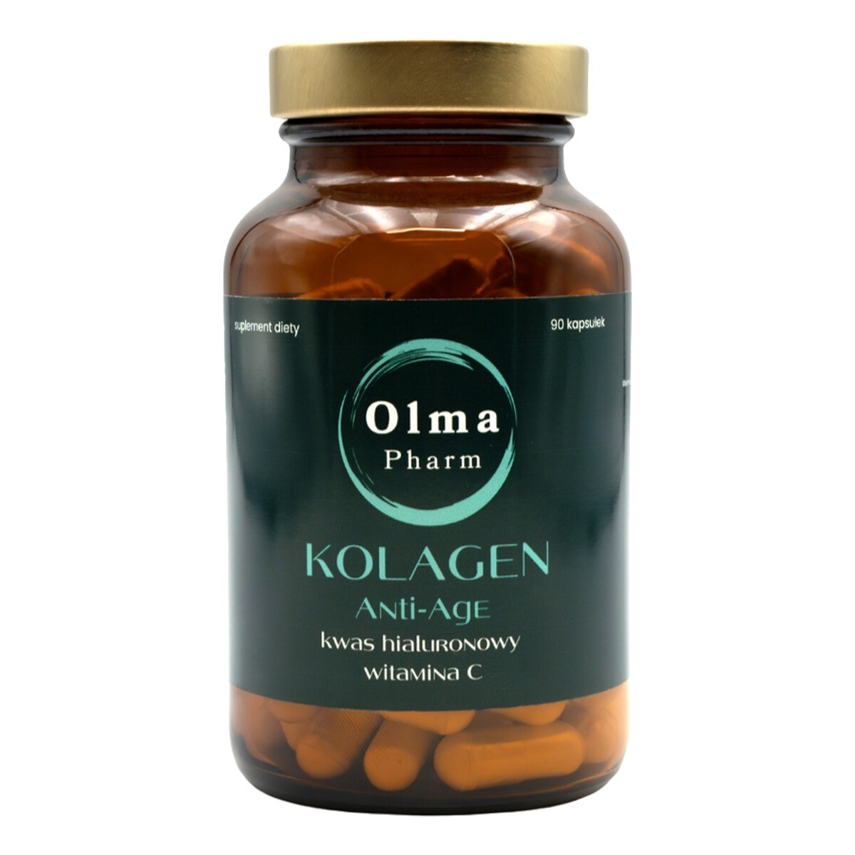 Olma Pharm Kolagen anti-age kwas hialuronowy + witamina c suplement diety 90 kapsułek