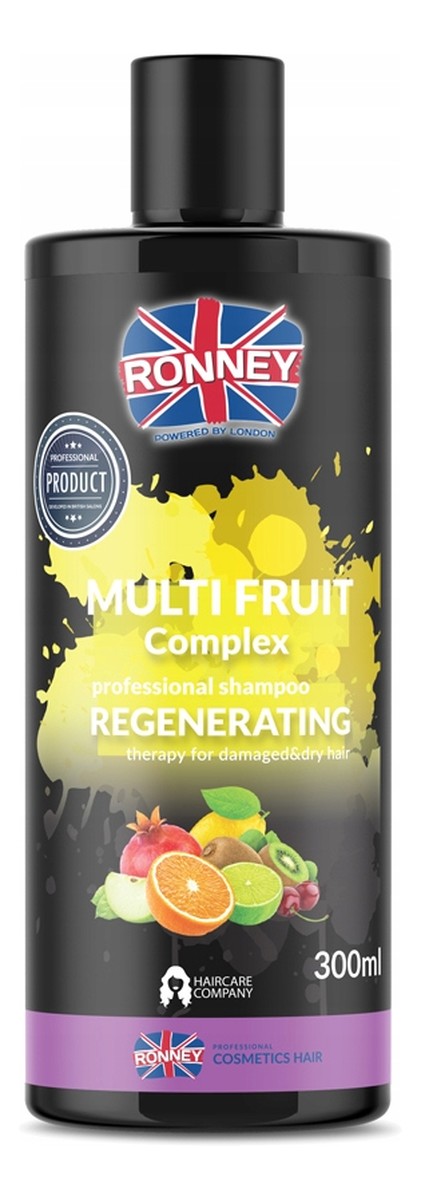 Multi fruit complex professional shampoo regenerating regenerujący szampon do włosów zniszczonych