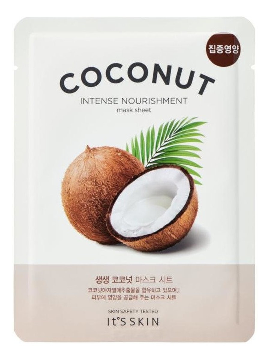 Coconut nawilżająca maska w płachcie Kokos