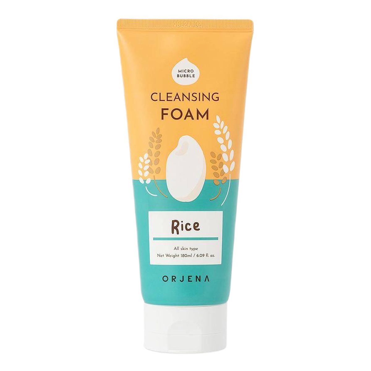 Orjena Cleansing foam rice rozświetlająca pianka oczyszczająca do mycia twarzy 180ml