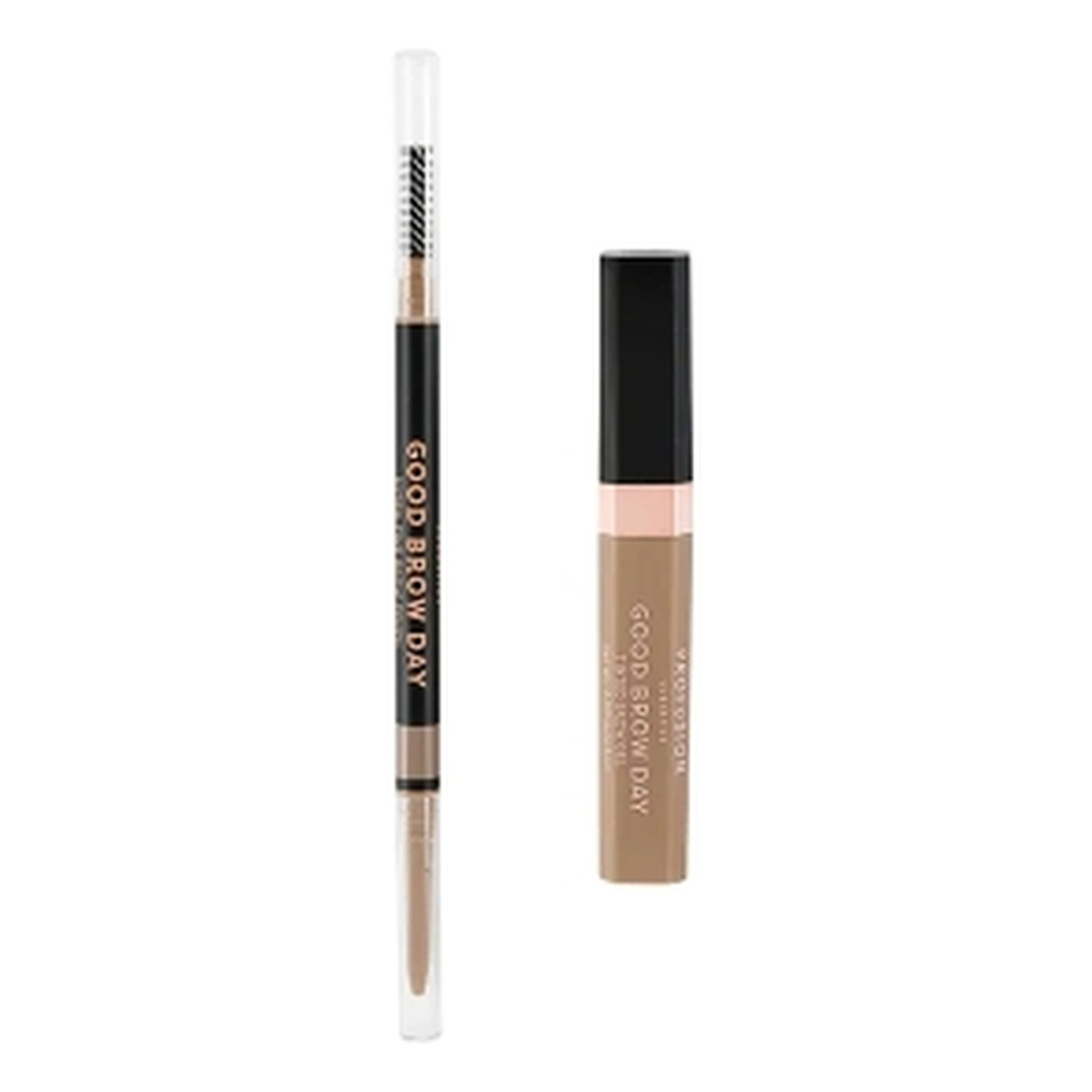 Profusion Good Brow Day Brow Soft Black Pencil Kredka do brwi 0,08g + Tinted Brow Gel Żel do brwi 4,5ml