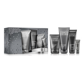 Zestaw żel do mycia twarzy 200ml + peeling do twarzy 100ml + przeciwstarzeniowy krem pod oczy 15ml + emulsja nawilżająca do twarzy 100ml