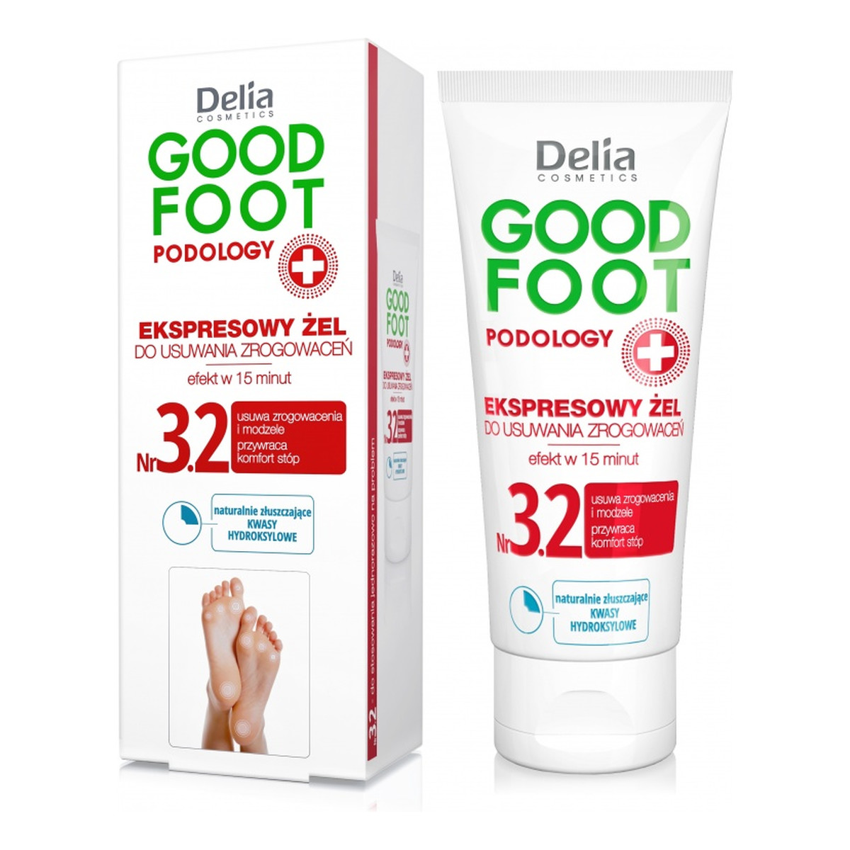 Delia good foot Ekspresowy żel do usuwania zrogowaceń