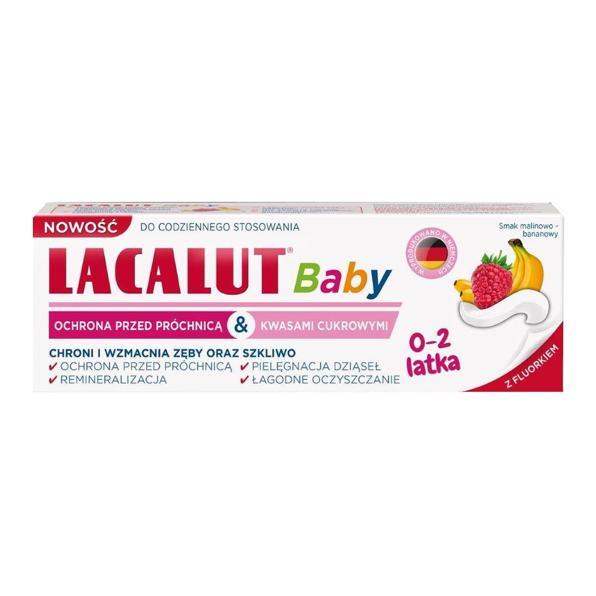 Zdrovit Lacalut baby pasta do zębów dla dzieci od 0-2 lat 55ml