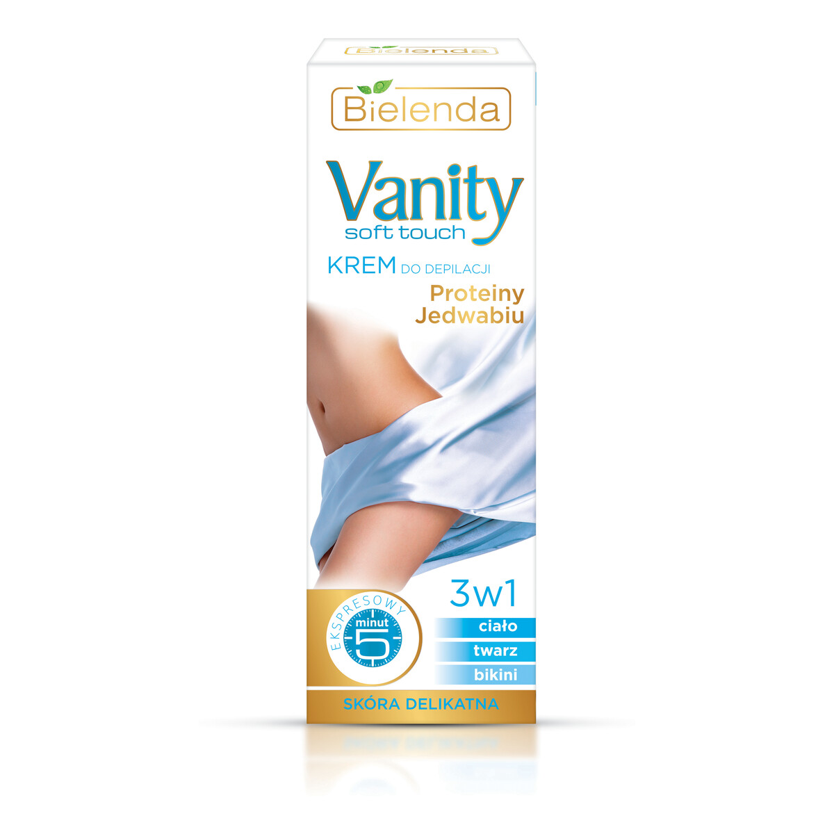 Bielenda Vanity Soft Touch Krem Do Depilacji Proteiny Jedwabiu 100ml