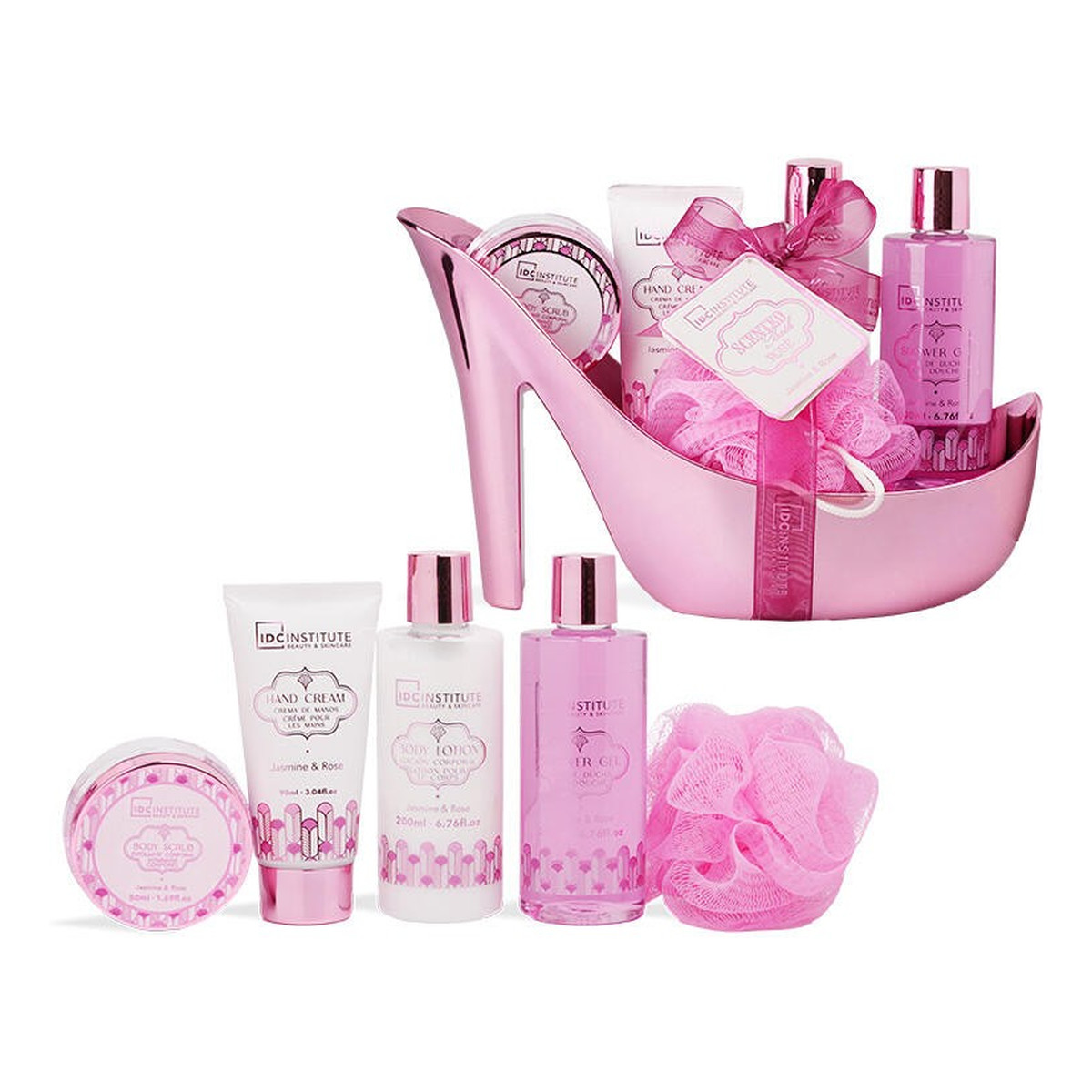 IDC zestaw Bath rose heel, 5 szt