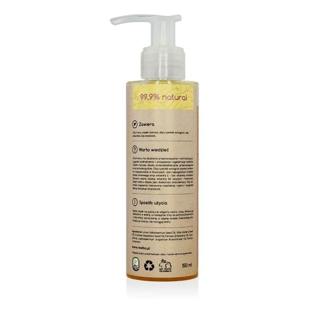 Resibo Olejek Do Demakijażu 150ml
