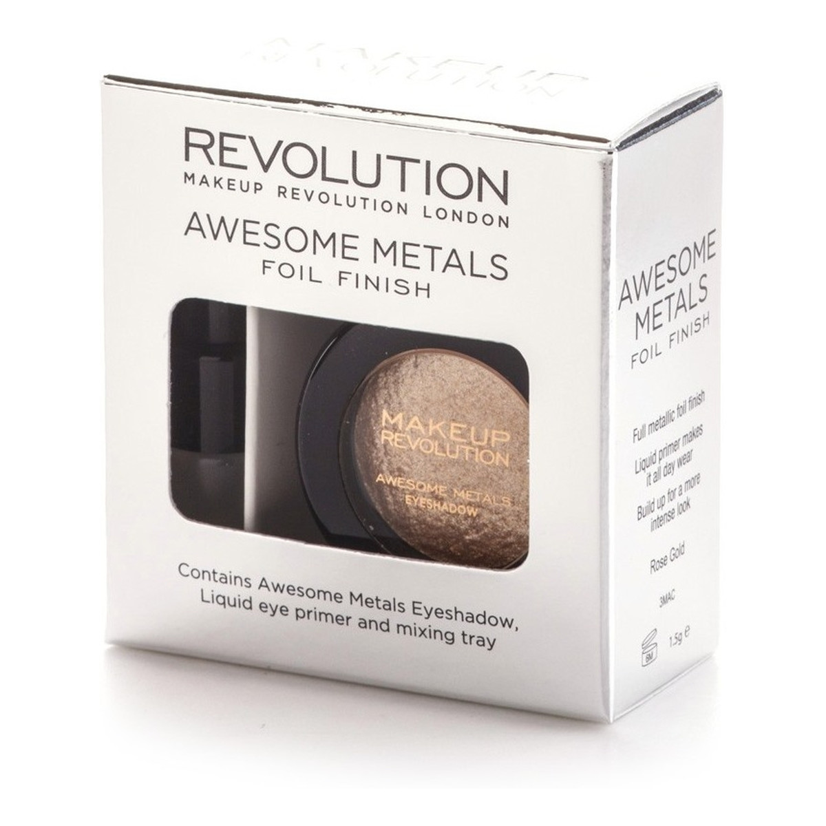 Makeup Revolution Eye Foils Awesome Metals Foliowy Cień Do Powiek