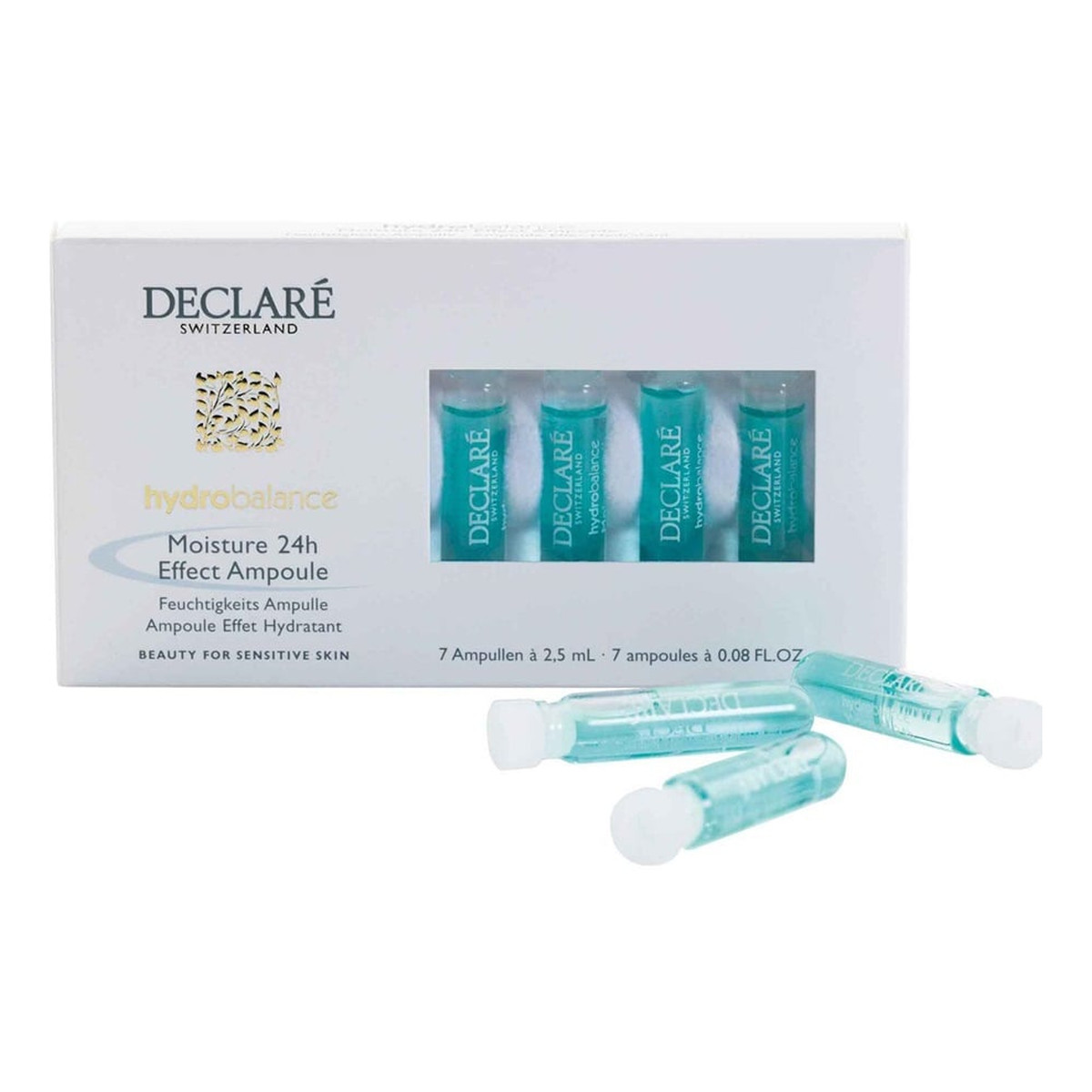 Declare Hydro Balance Moisture 24h Effect Ampoule nawilżające ampułki do twarzy 7x2,5ml