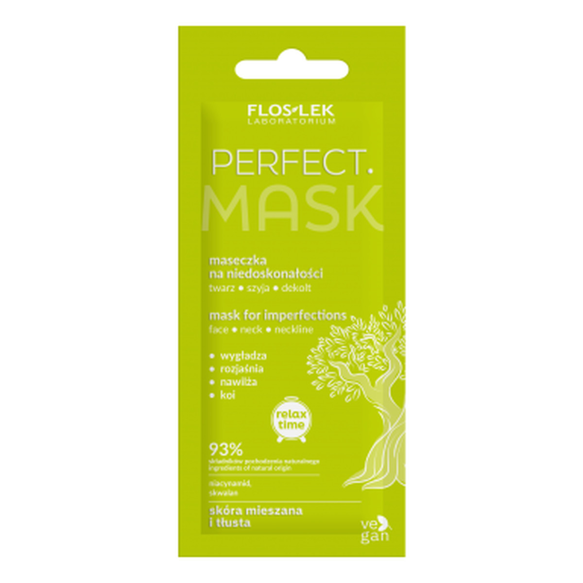 FlosLek Perfect Maseczka twarz szyja dekolt 6ml
