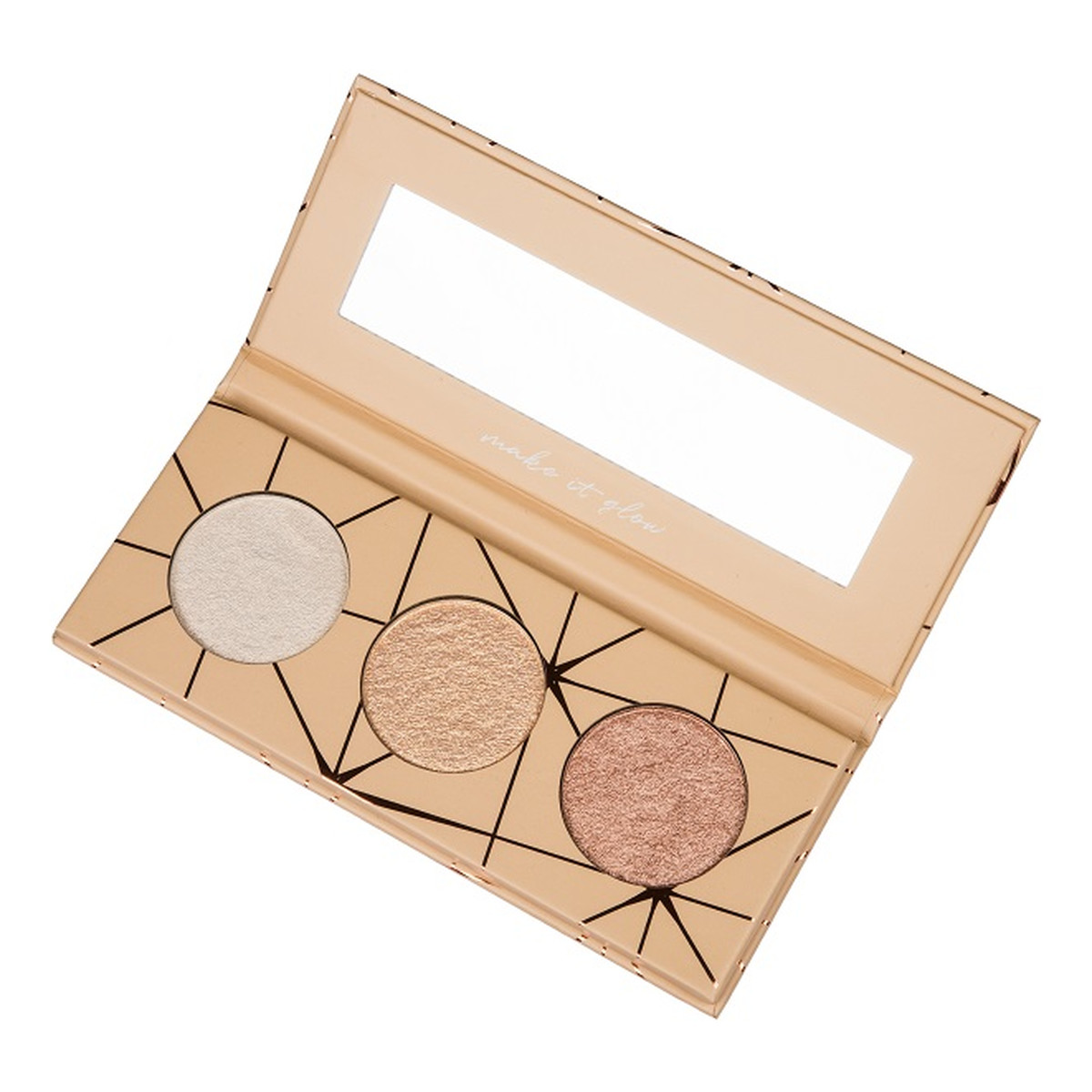 Ibra Glow Trio Paleta rozświetlaczy 6g
