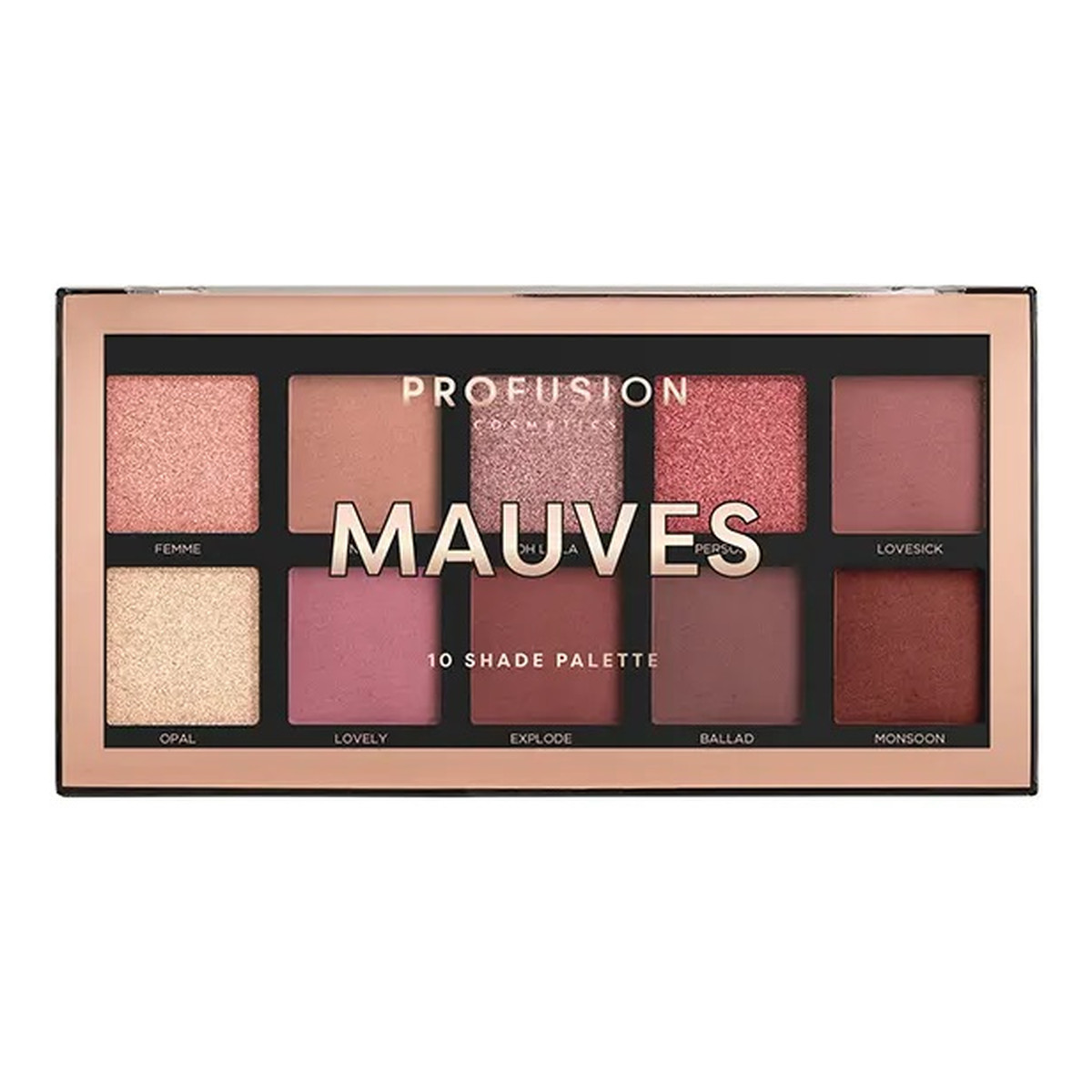 Profusion Mauves eyeshadow palette paleta 10 cieni do powiek