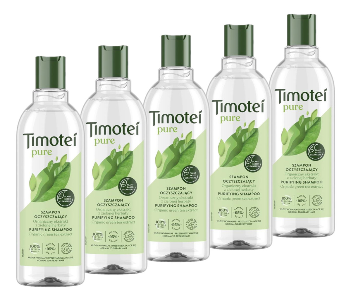 Szampon Oczyszczający Ekstrakt z Zielonej Herbaty 5x400ml