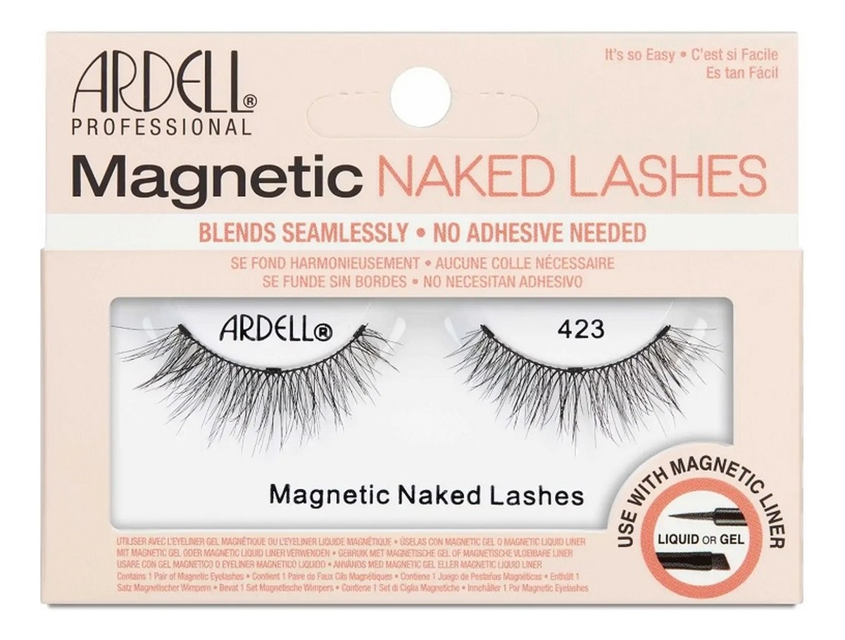 Magnetic naked lashes magnetyczne sztuczne rzęsy 423 black