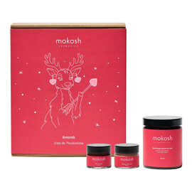 Zestaw balsam do ust 15ml + peeling do ust 15ml + nawilżający balsam do ciała 180ml