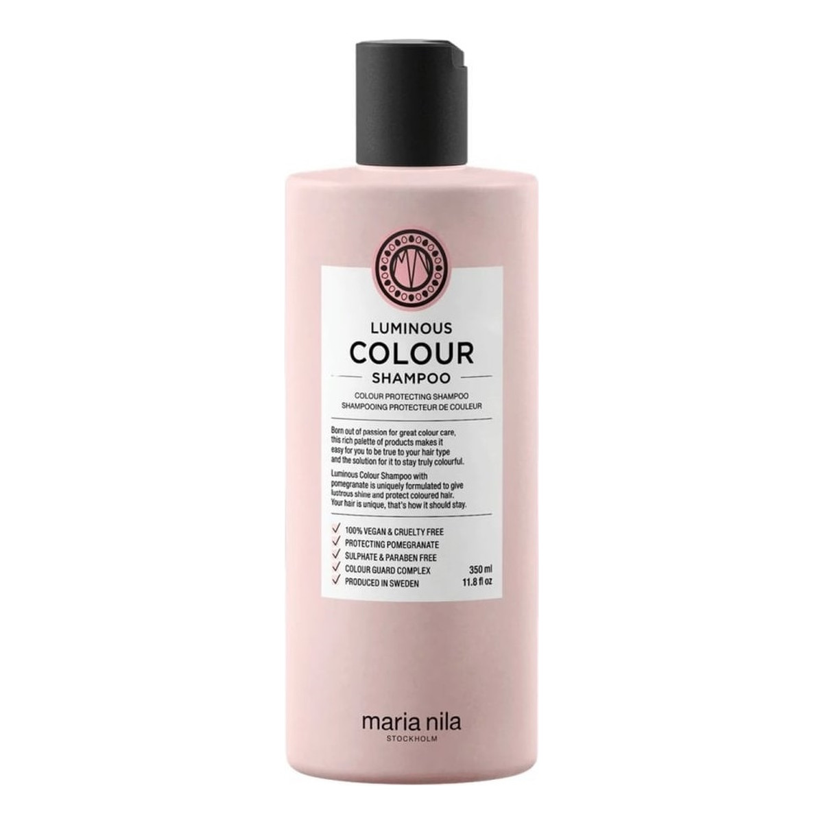 Maria Nila Luminous colour shampoo szampon do włosów farbowanych i matowych 350ml