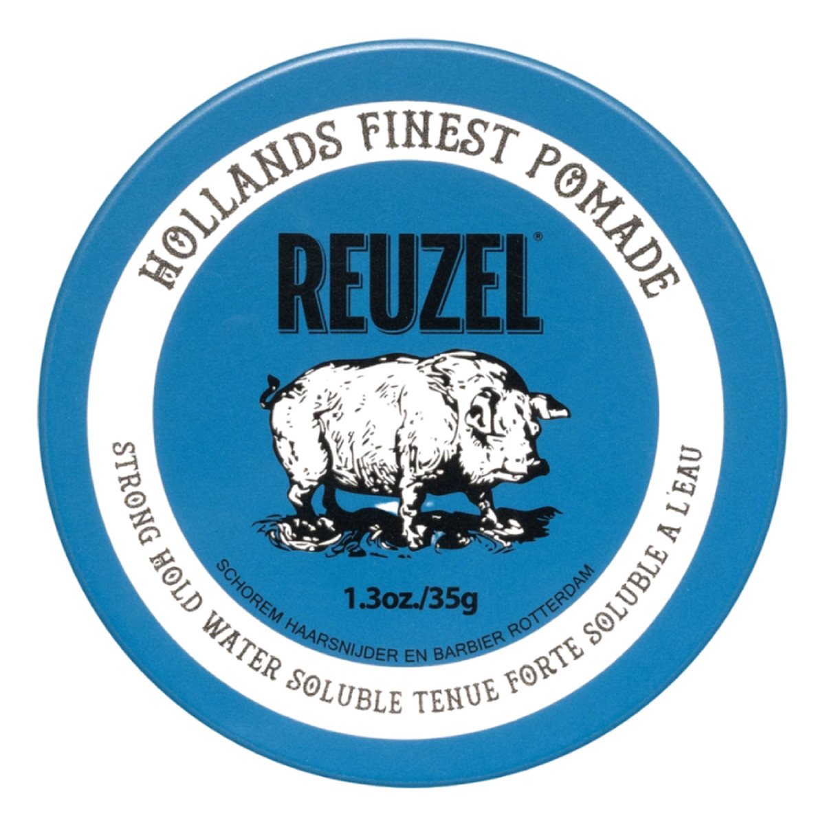 Reuzel Hollands Finest Blue Pomade mocno utrwalająca pomada na bazie wody 35g