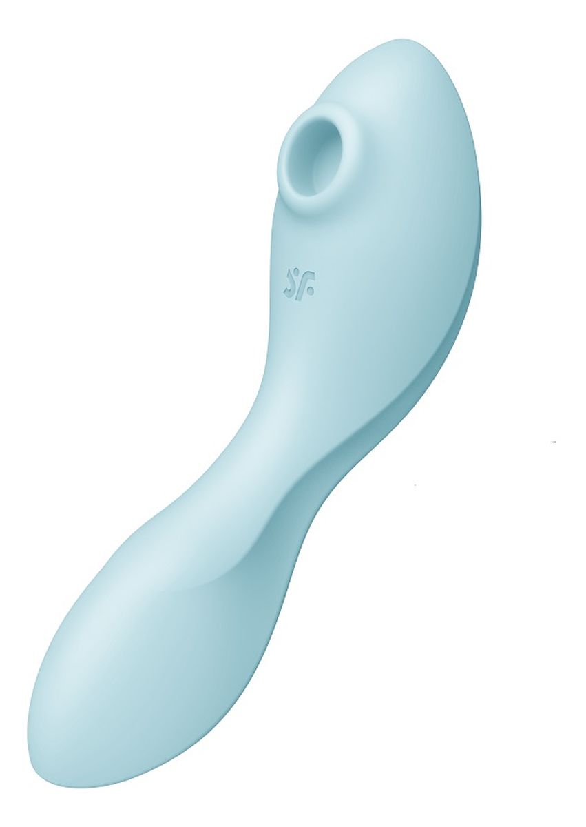 Curvy trinity 5+ stymulator łechtaczki z wibracjami blue