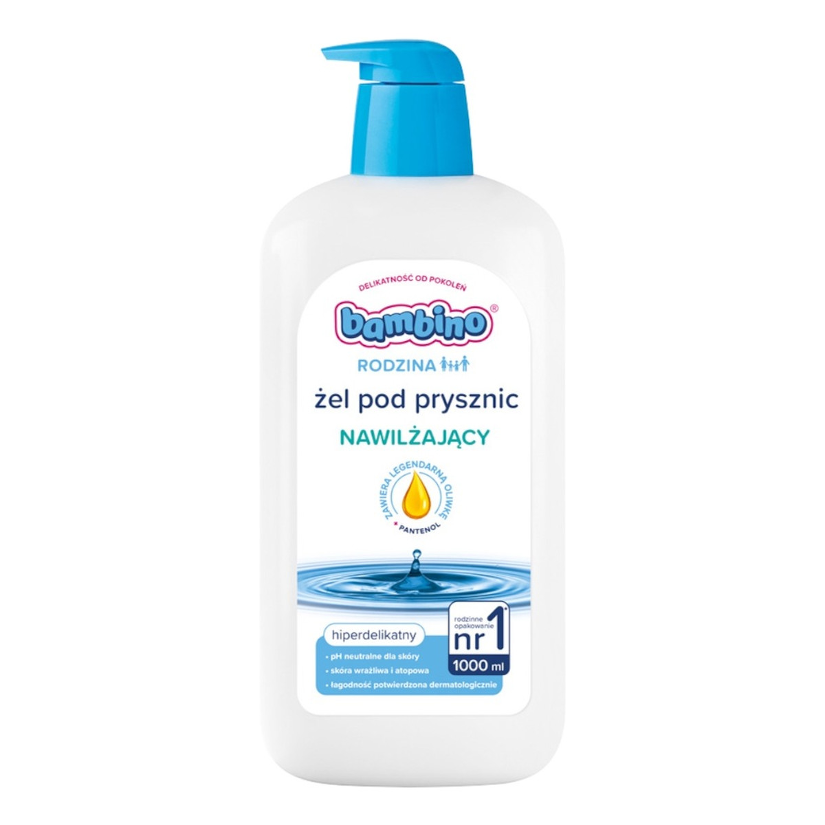Bambino Rodzina nawilżający Żel pod prysznic hiperdelikatny 1000ml