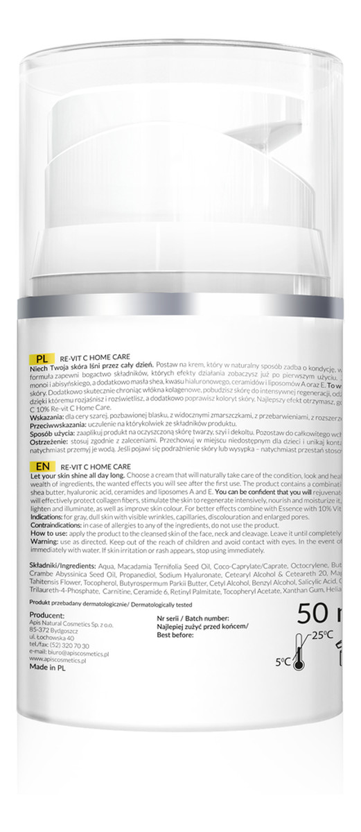 Home Care Rewitalizujący krem z witaminą C na dzień SPF 15