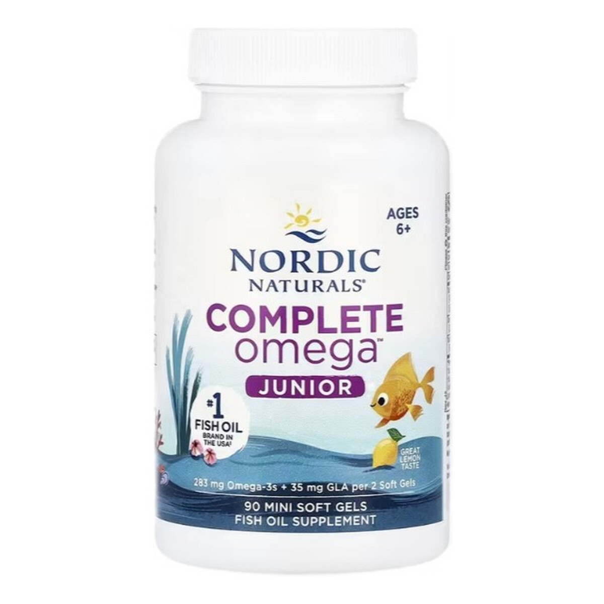Nordic Naturals Complete omega junior suplement diety dla dzieci 90 mini kapsułek
