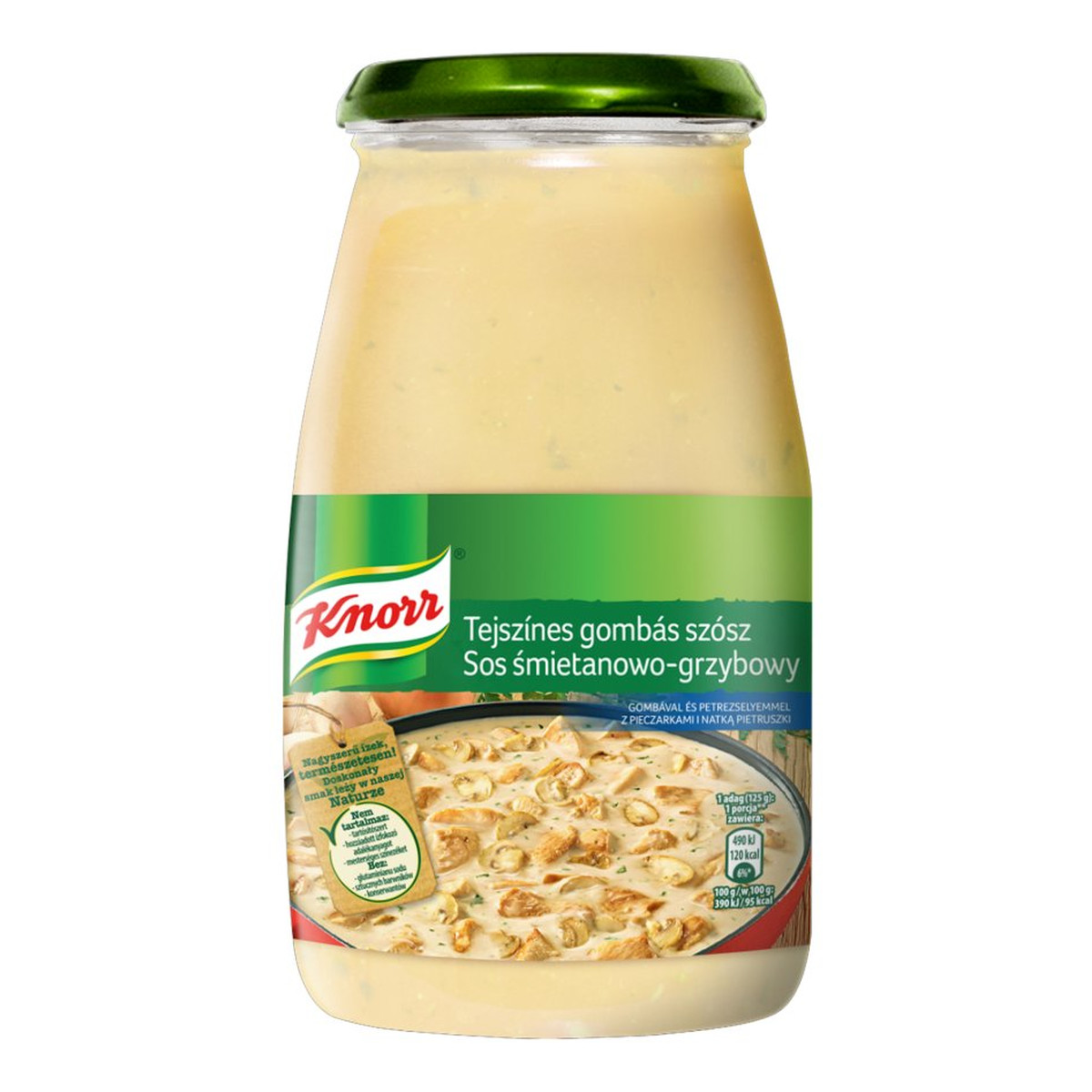 Knorr Sos śmietanowo-grzybowy z pieczarkami i natką pietruszki 500g