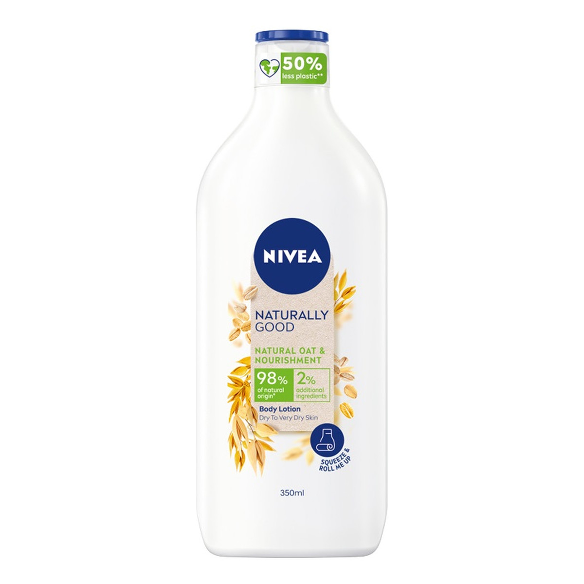 Nivea Naturally Good Body Lotion odżywczy Balsam do ciała z owsem 350ml