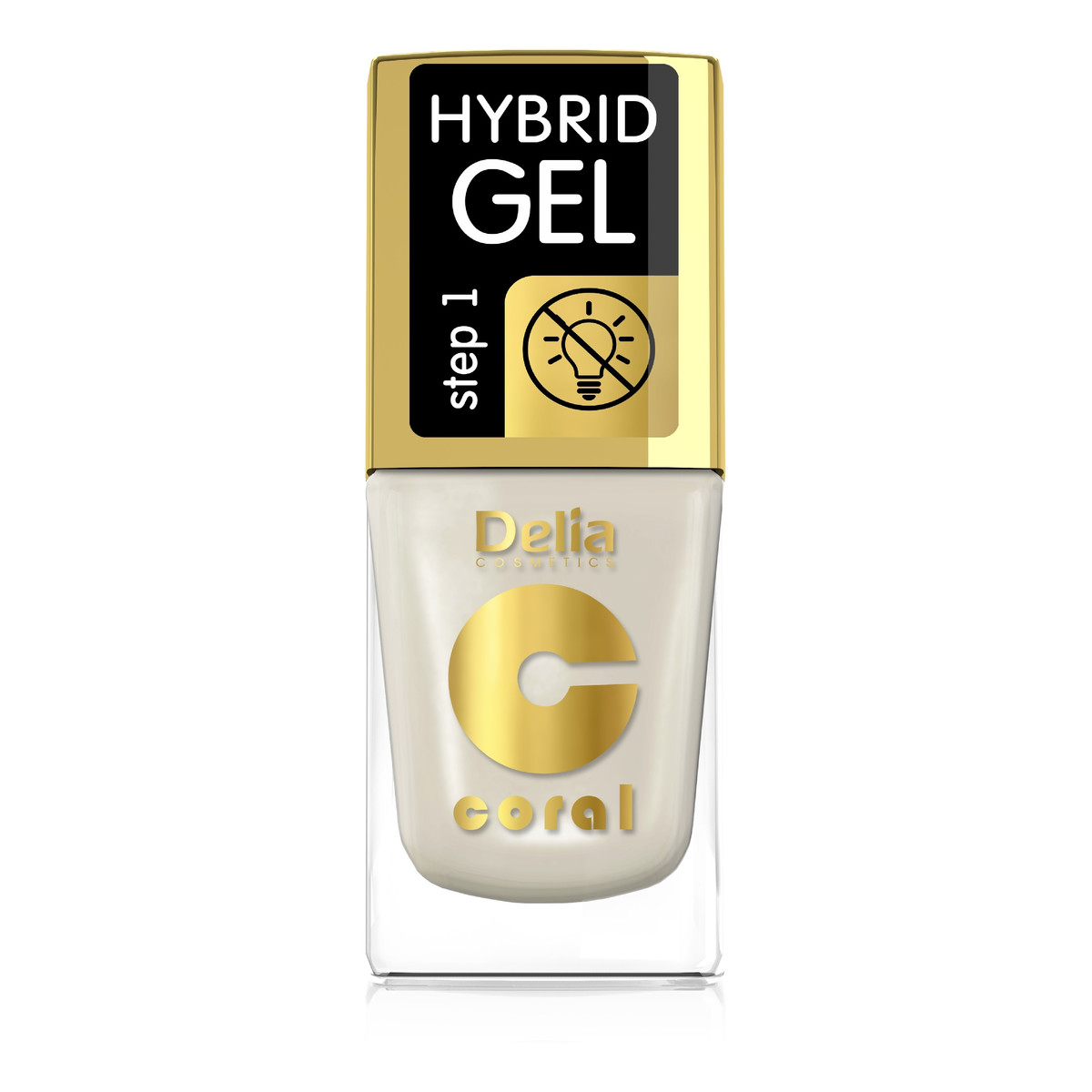 Delia Hybrid Gel Coral Lakier Do Paznokci 11ml