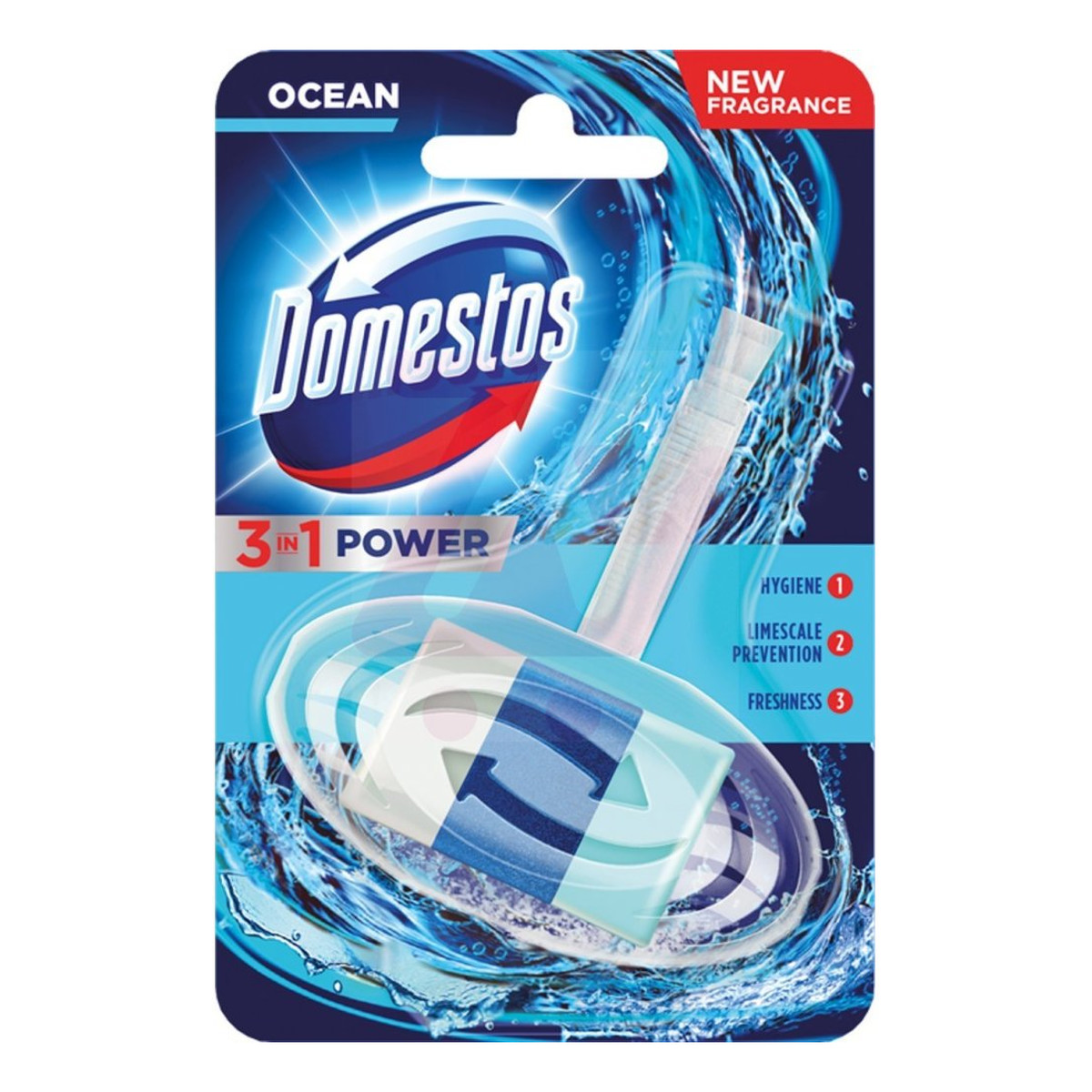 Domestos Ocean 3w1 Kostka toaletowa 40g