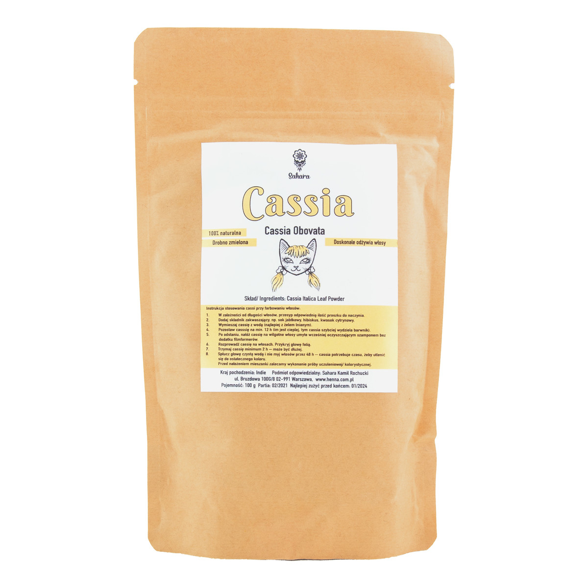 Sahara Henna Cassia Obovata 100g