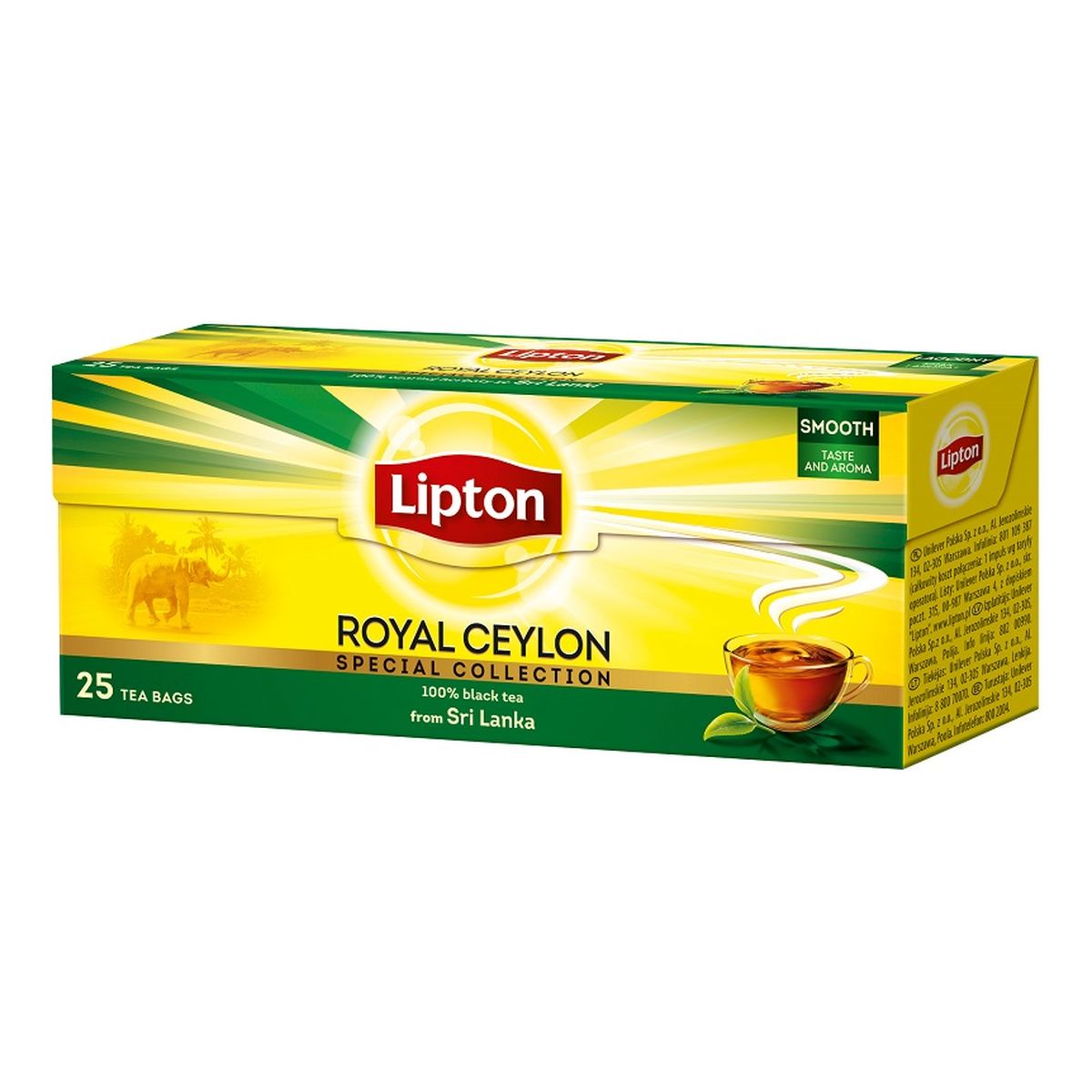 Lipton Black Tea herbata czarna Royal Ceylon 25 torebek 50g