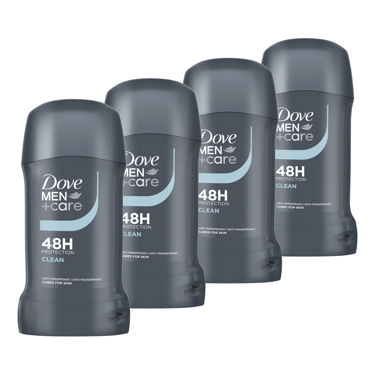 Dove Men+Care Clean Comfort 48h Antyperspirant sztyft męski 4x50ml