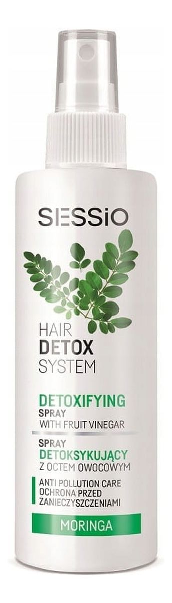 Detoxifying spray detoksykujący do włosów z octem owocowym Moringa